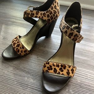 Women’s Tan Leopard print heel
